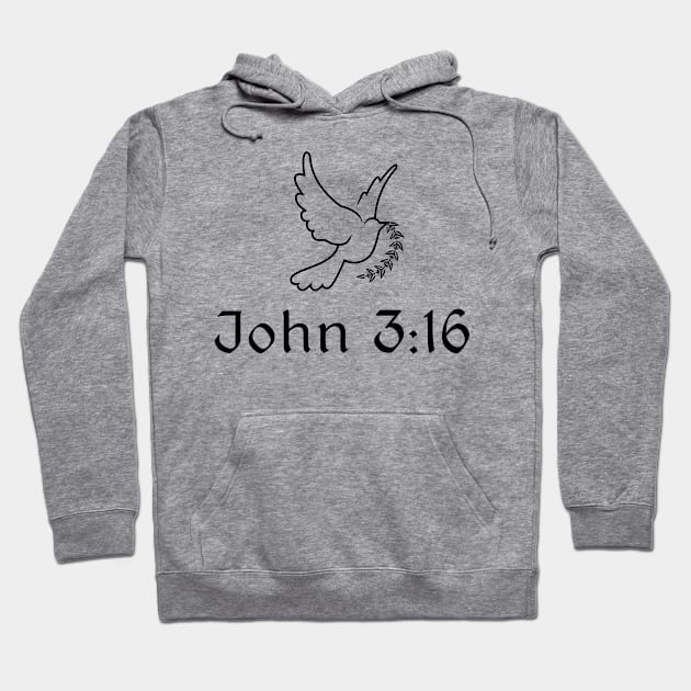 John 3:16 Hoodie by swiftscuba